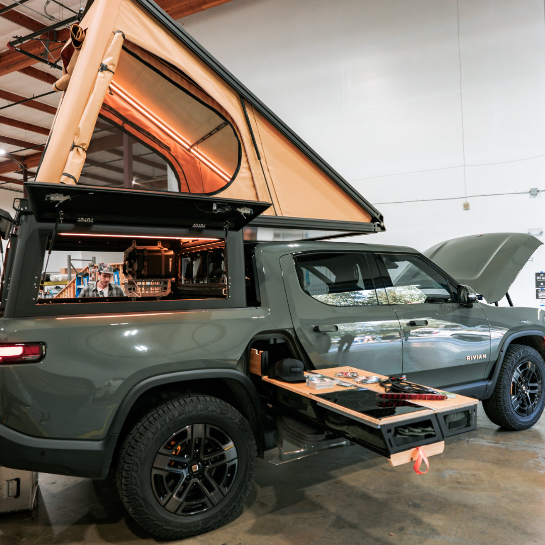 Super Pacific X1 Camper + Thunderbolt Overland Kitchen = Stunning Pair