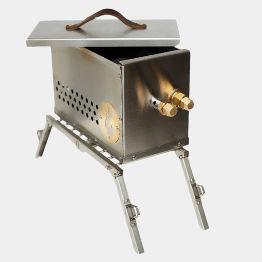 LavaBox Hekla with Trident Burner: Cooking and Campfire in One Box!