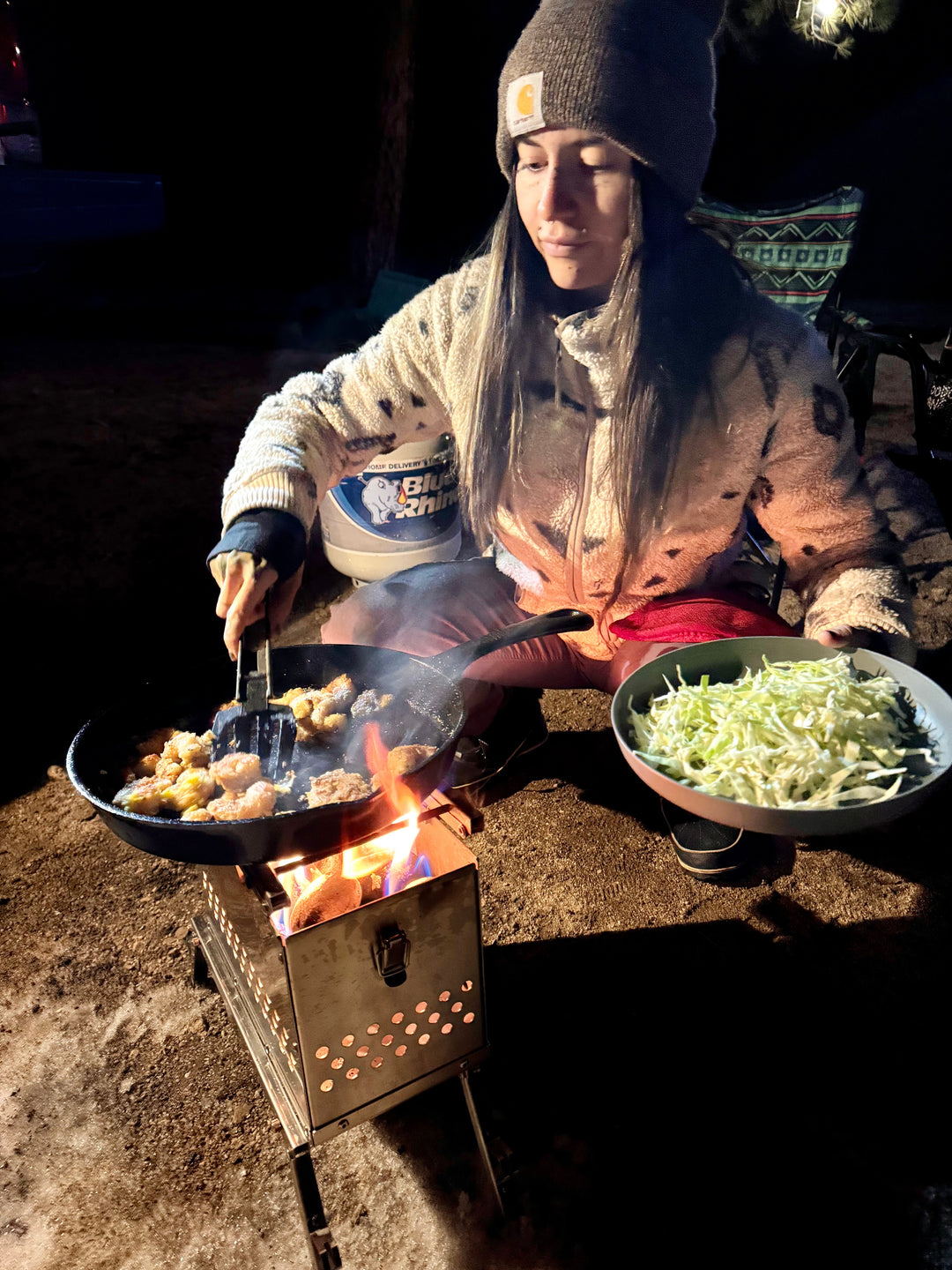 LavaBox Hekla with Trident Burner: Cooking and Campfire in One Box!